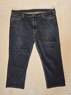 Levi's Men's Navy Straight-Leg Jeans